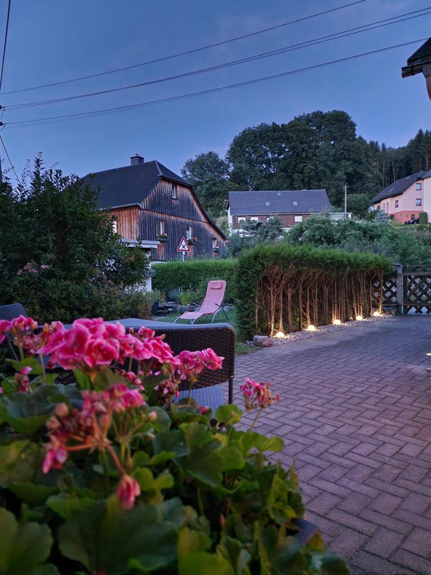 Ferienwohnung Haus Sonnenblick Burkhardtsdorf エクステリア 写真